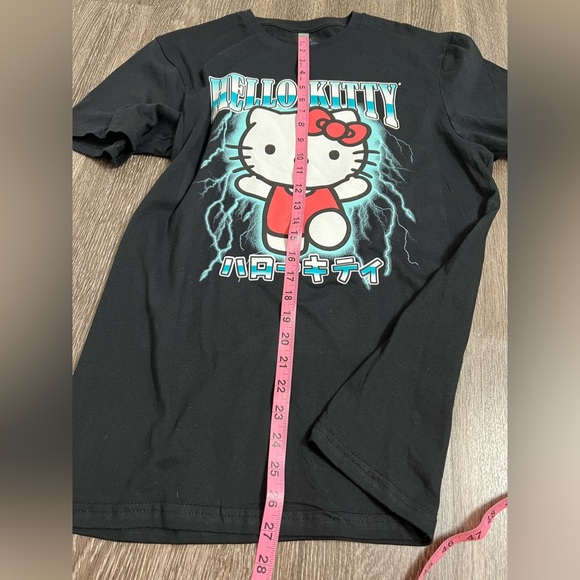 Hello Kitty, Sanrio, Women’s, Black, Thunder & Lightening, T-Shirt. - Picture 6 of 6
